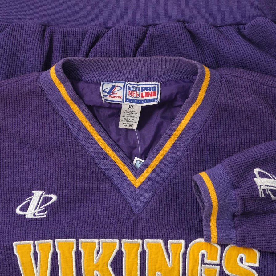 Vintage Minnesota Vikings Windbreaker XLarge 