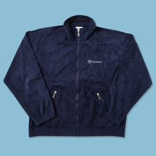 Vintage Sergio Tacchini Velour Track Jacket Large 