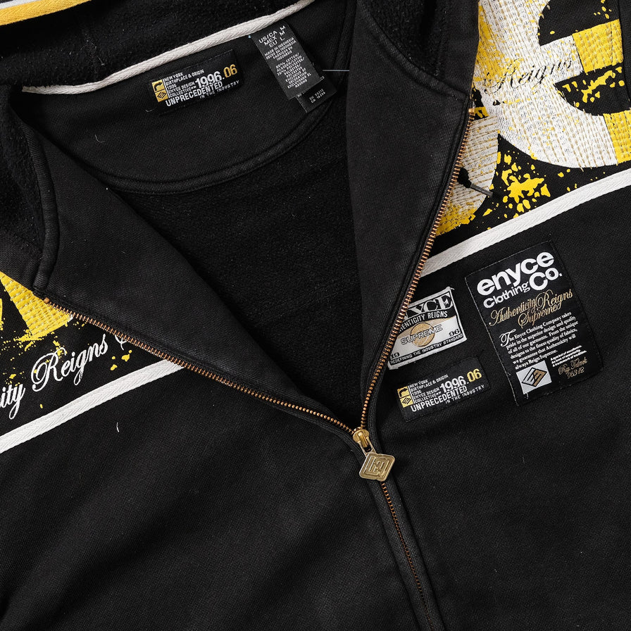Y2K Enyce Zip Hoody Large 