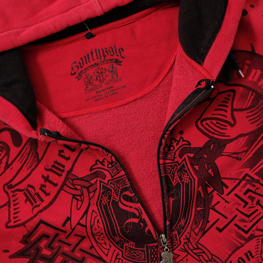 Y2K Southpole Zip Hoody Large 