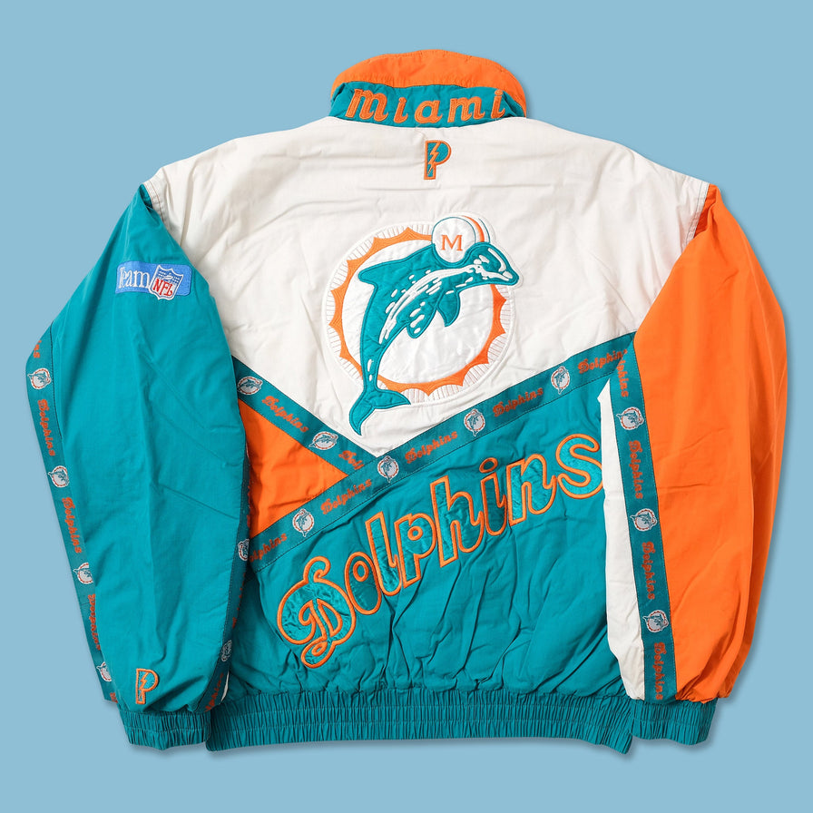 Vintage Pro Player Miami Dolphins Padded Jacket XLarge 