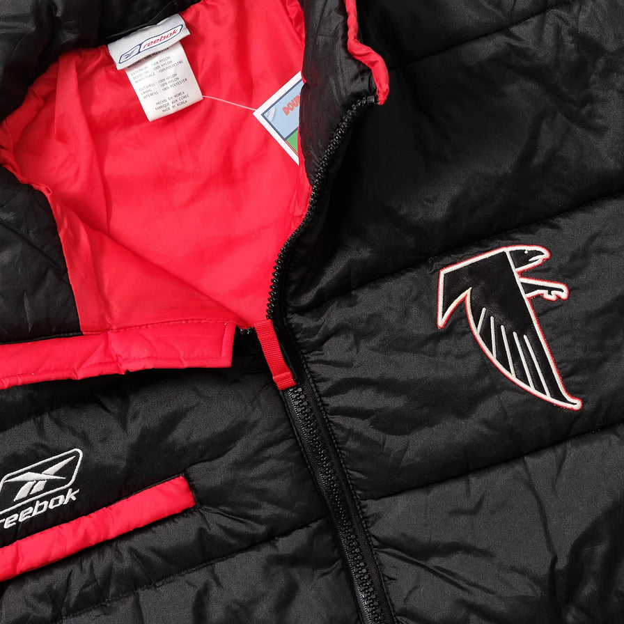 Vintage Reebok Atlanta Falcons Padded Jacket Large 