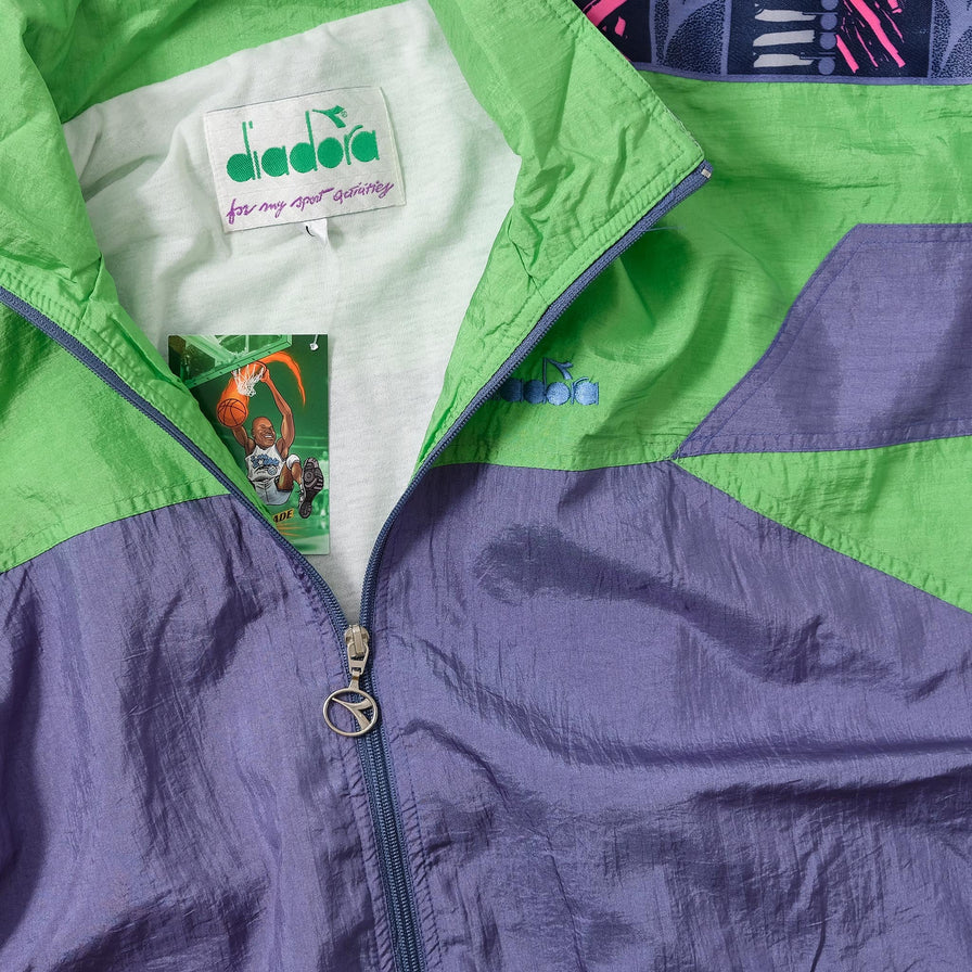 Vintage diadora Track Jacket Large 