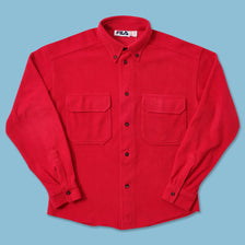 Vintage Women's Fila Fleece Shirt Small 