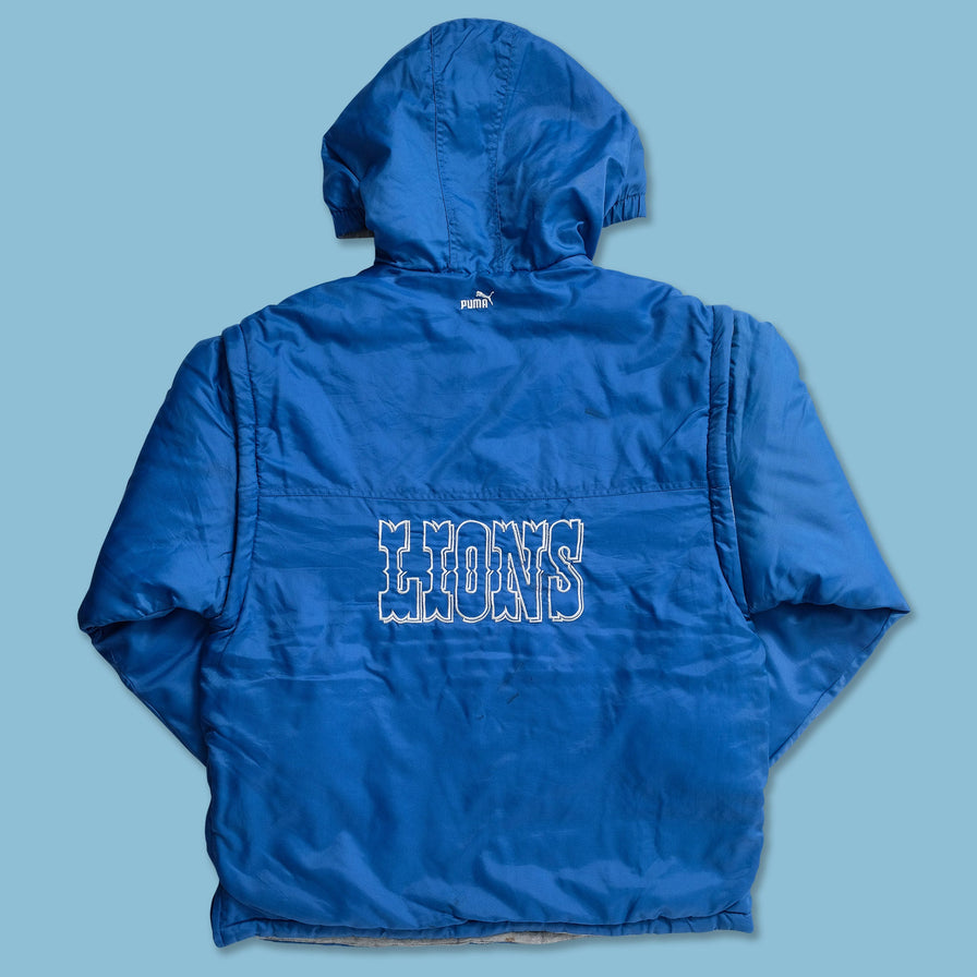 Vintage Puma Detroit Lions Anorak Medium 