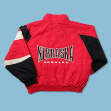 Vintage Nebraska Huskers Padded Jacket XLarge 