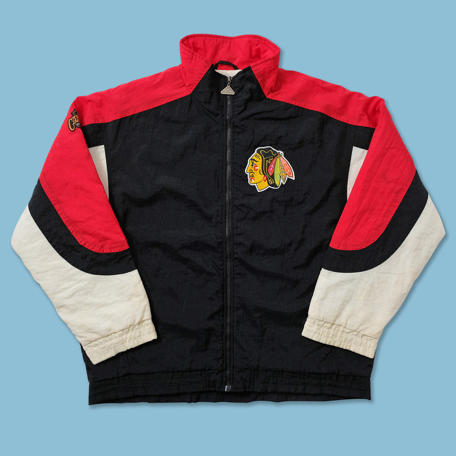 Vintage Chicago Blackhawks Padded Jacket XLarge 