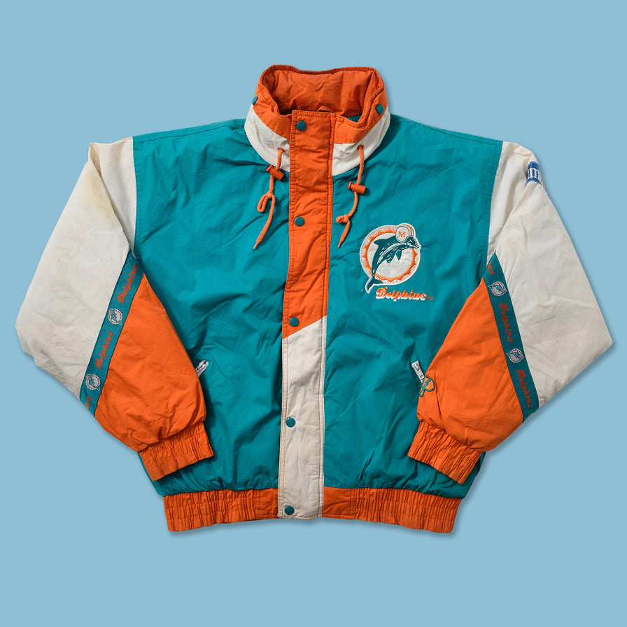 Vintage Miami Dolphins Padded Jacket Medium 