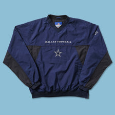 Vintage Reebok Dallas Cowboys Windbreaker Medium 