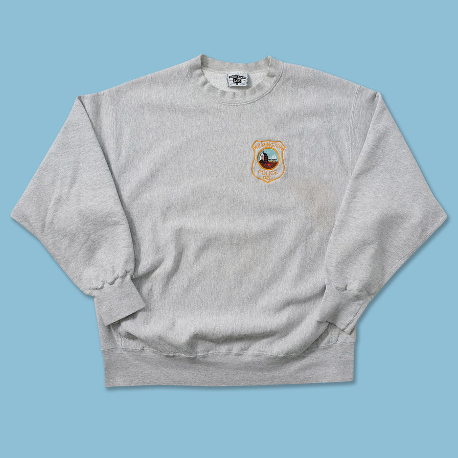 Vintage Wilmington Police Sweater XLarge 
