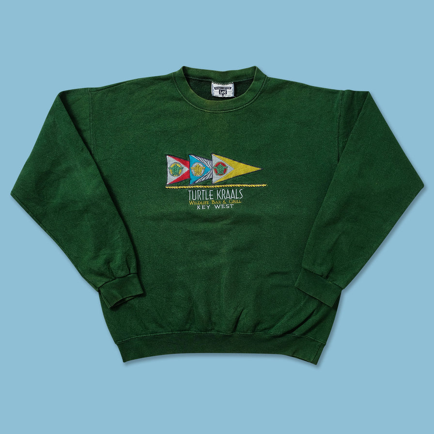 Vintage Turtle Kraals Bar & Grill Sweater Medium 