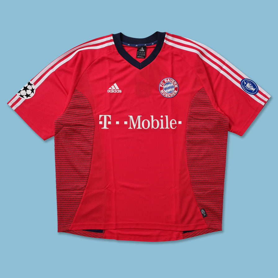 2002 adidas FC Bayern Munich CL Jersey XLarge | Double