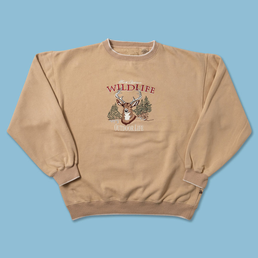 Vintage North America Wildlife Sweater Large - Double Double Vintage