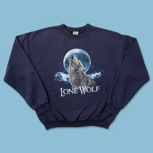 Vintage Lone Wolf Sweater Medium - Double Double Vintage