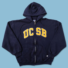 Russel Athletic UCSB Zip Hoody Medium - Double Double Vintage