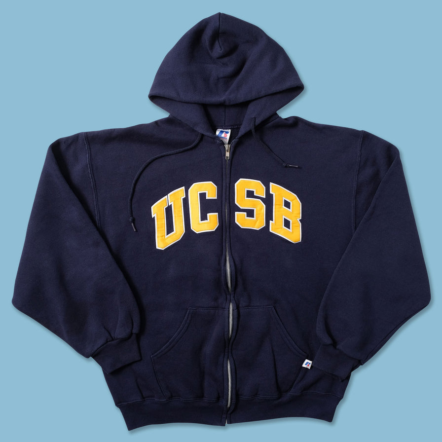 Russel Athletic UCSB Zip Hoody Medium - Double Double Vintage