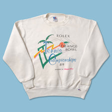 1989 Russel Athletic Orange Bowl Tennis Sweater Small - Double Double Vintage