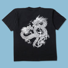 Y2K Dragon T-Shirt Large - Double Double Vintage