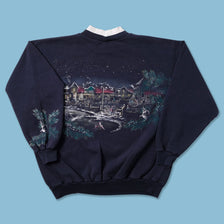 Vintage Nordic Village Sweater Large - Double Double Vintage