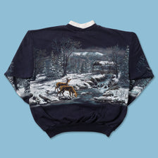 Vintage Nordic Coach Sweater Medium - Double Double Vintage