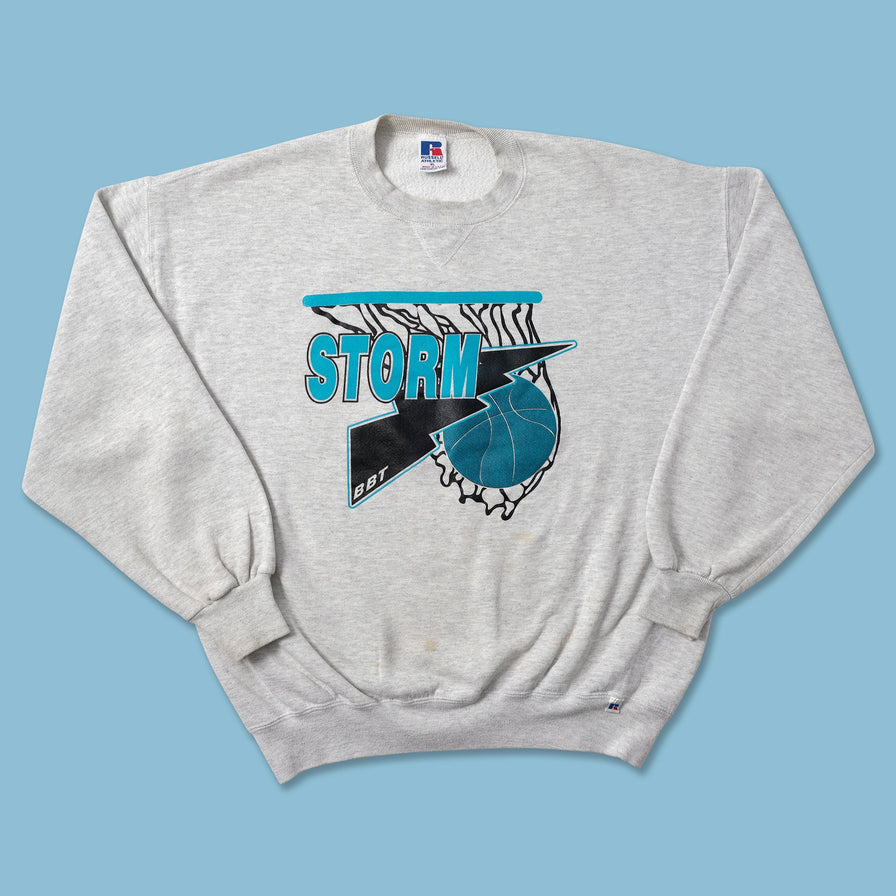 Vintage Russell Athletic Storm Basketball Sweater Large - Double Double Vintage