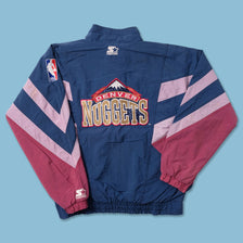 Vintage Starter Denver Nuggets Windbreaker Large - Double Double Vintage