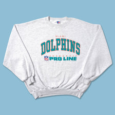 Vintage Russell Athletic Miami Dolphins Sweater Large - Double Double Vintage