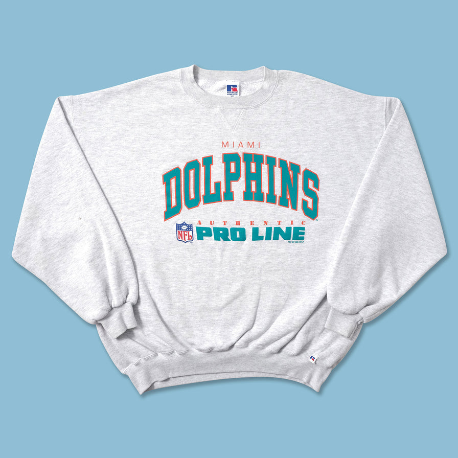 Vintage Russell Athletic Miami Dolphins Sweater Large - Double Double Vintage