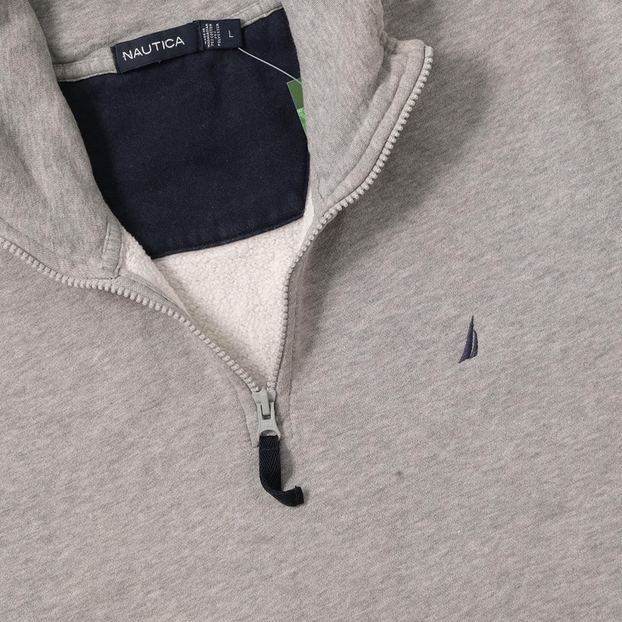 Vintage Nautica Q-Zip Sweater Large 