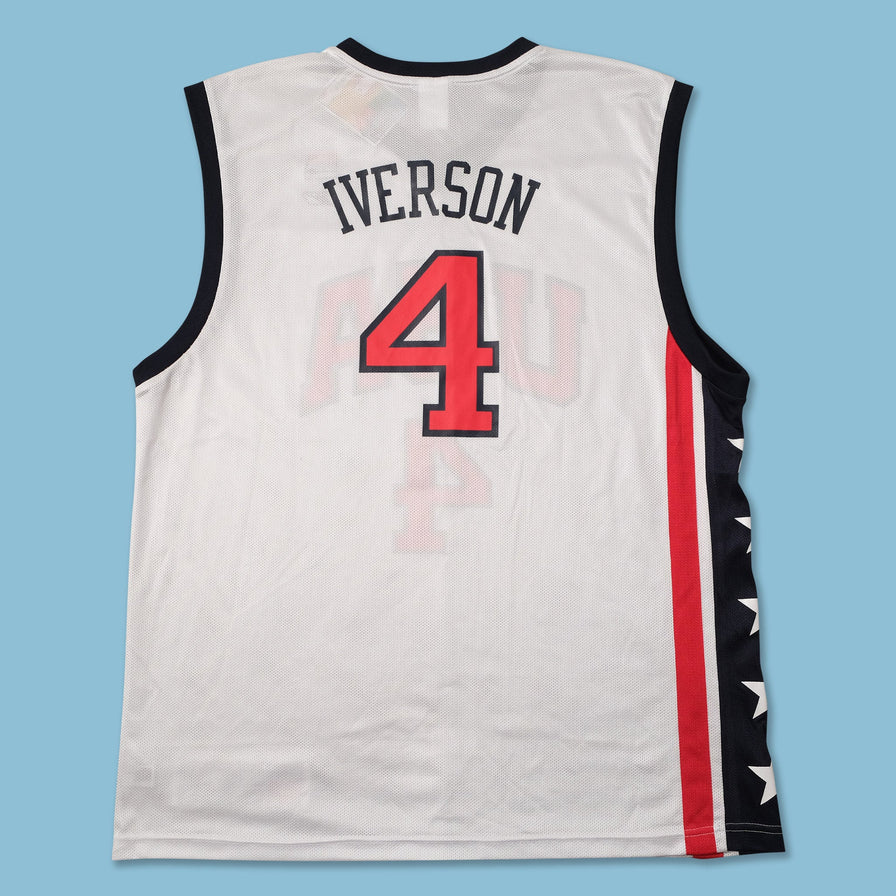 Vintage Reebok USA Basketball Jersey XXLarge 