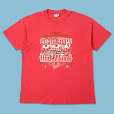 2002 Detroit Red Wings Champions T-Shirt XLarge 