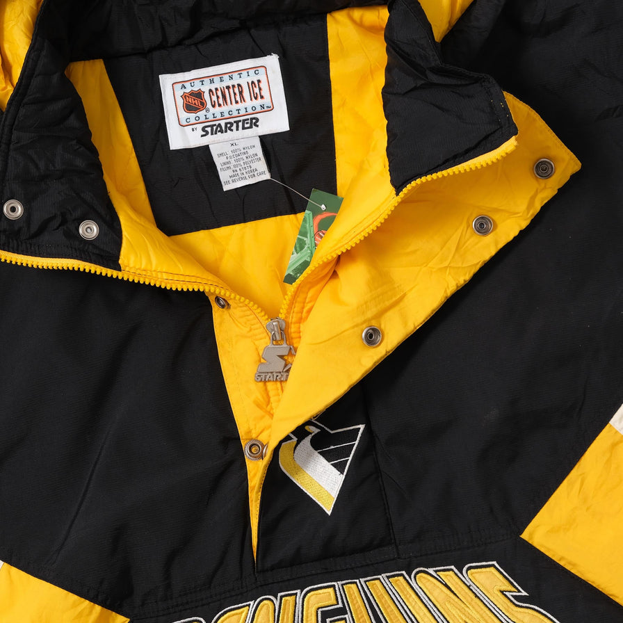 Vintage Starter Pittsburgh Penguins Anorak XLarge 