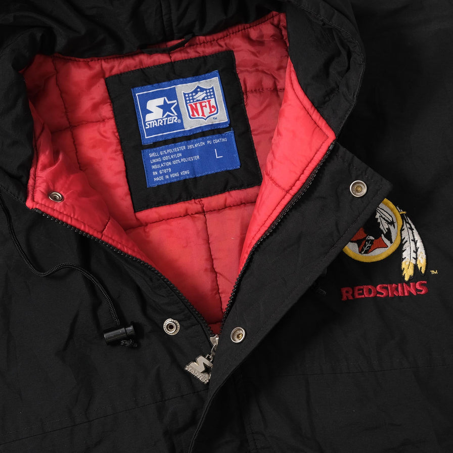 Vintage Starter Washington Football Padded Jacket Large 