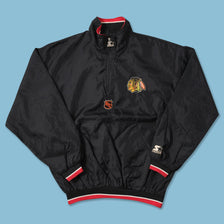 Vintage Starter Chicago Blackhawks Windbreaker XLarge 
