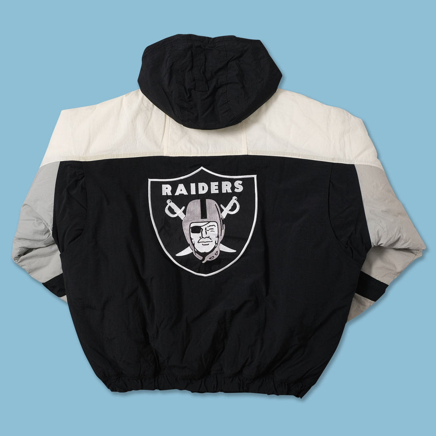 Vintage Los Angeles Raiders Padded Jacket Large 