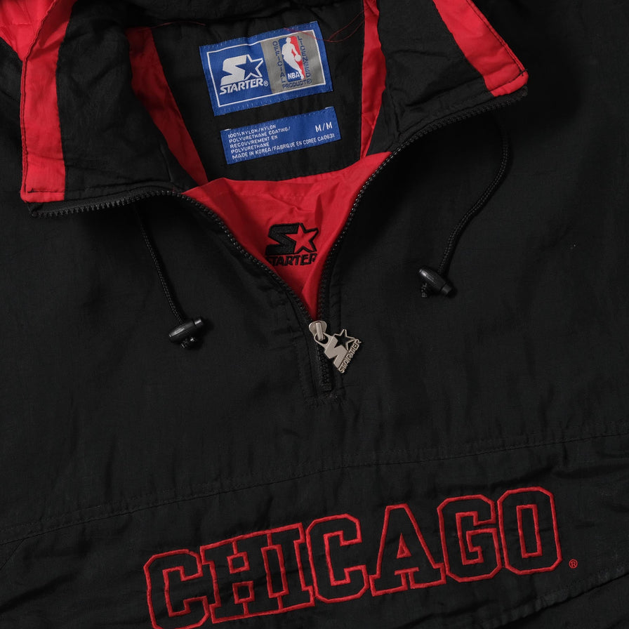 Vintage Starter Chicago Bulls Anorak Medium 