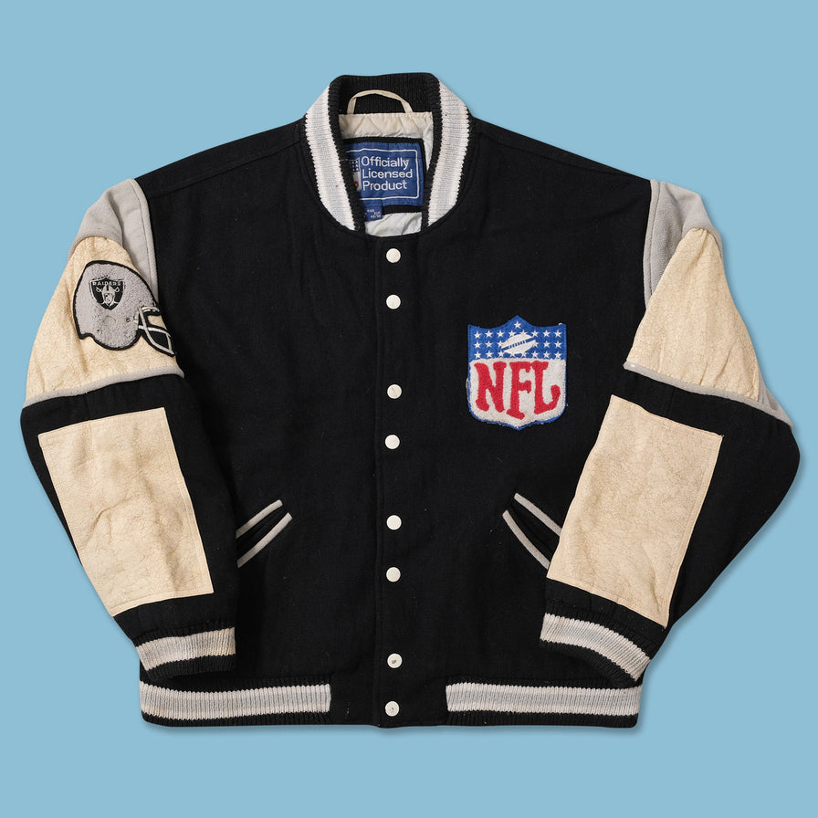 Vintage Los Angeles Raiders College Jacket Medium 