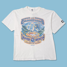 1999 Starter Denver Broncos Super Bowl T-Shirt Large 