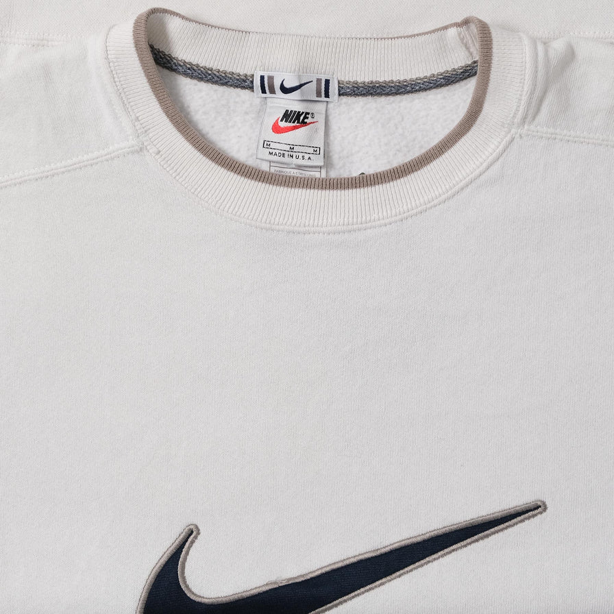 Vintage Nike Swoosh Sweater Medium 