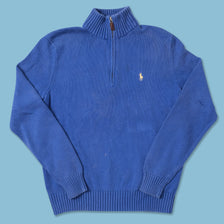 Women's Polo Ralph Lauren Q-Zip Knit Sweater Small 