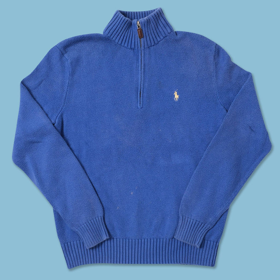 Women's Polo Ralph Lauren Q-Zip Knit Sweater Small 