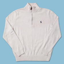 Women's Polo Ralph Lauren Q-Zip Knit Sweater Medium 