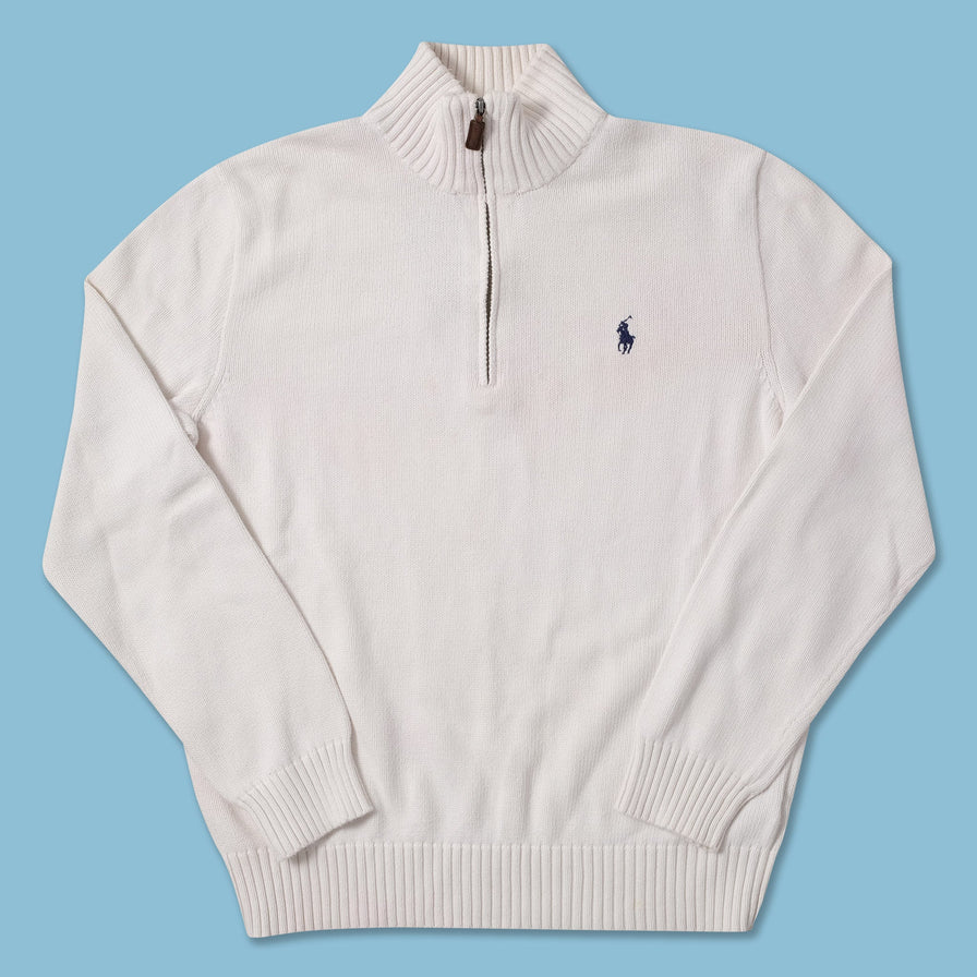 Women's Polo Ralph Lauren Q-Zip Knit Sweater Medium 