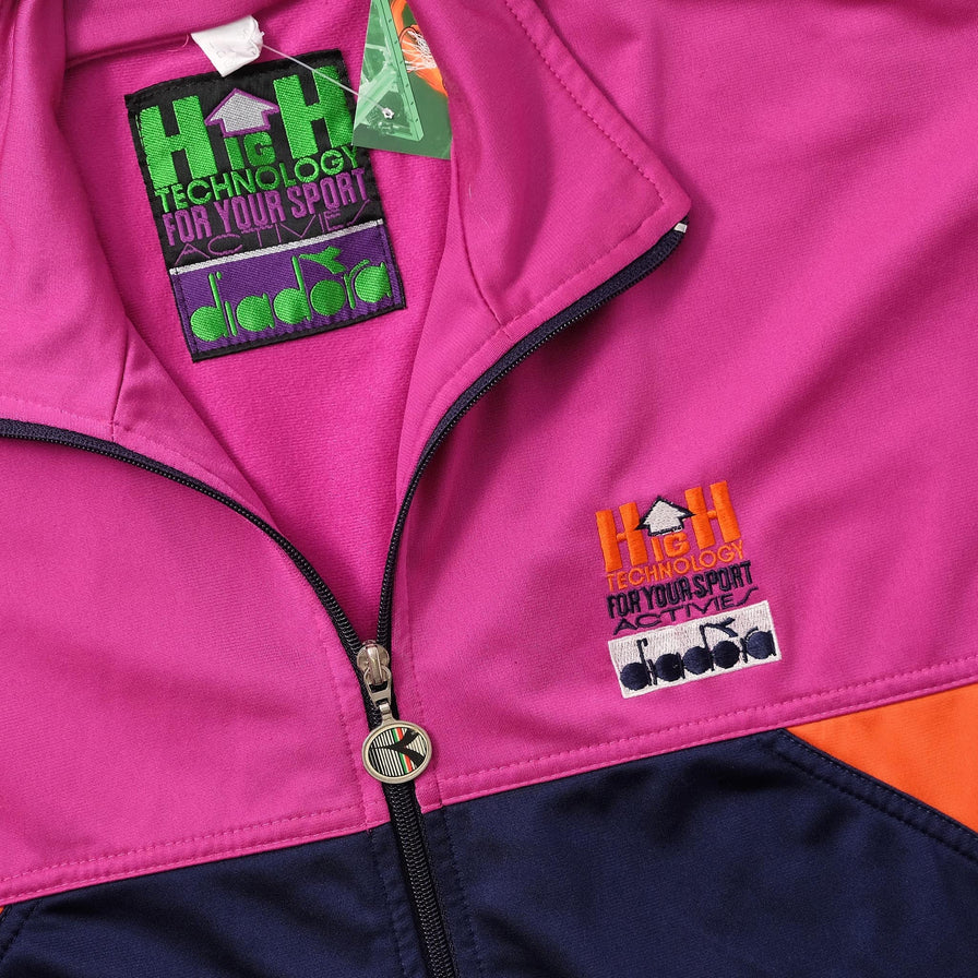Vintage Diadora Track Jacket Medium 
