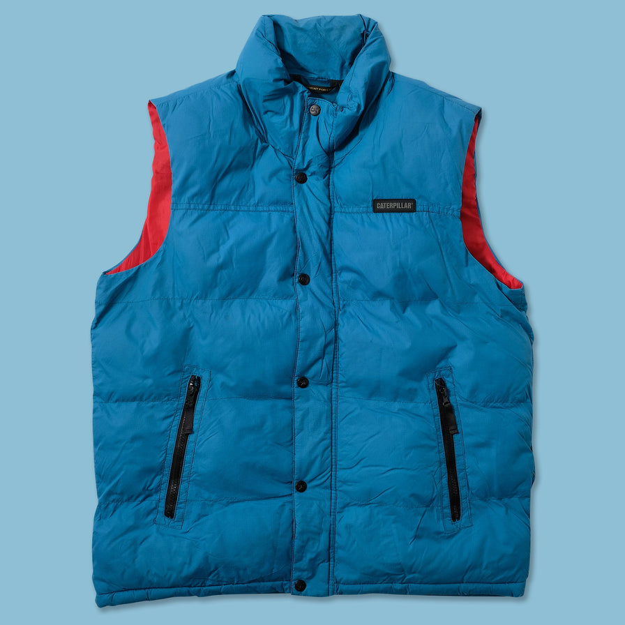 Vintage Caterpillar Puffer Vest Large 