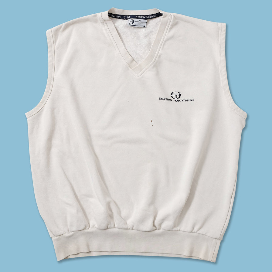 Vintage Sergio Tacchini Sweater Vest Large 