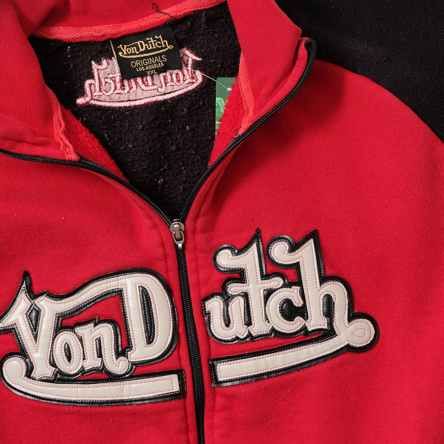 Vintage Von Dutch Sweat Jacket Large 