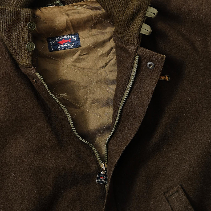 Vintage Paul & Shark Padded Wool Jacket Medium 