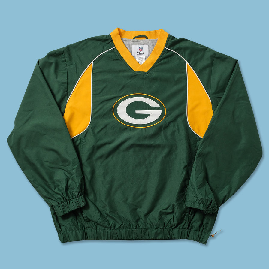 Vintage Greenbay Packers Windbreaker Medium 