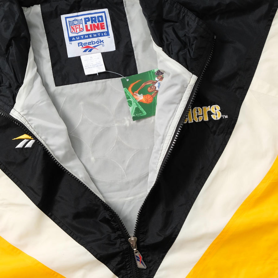 Vintage Reebok Pittsburgh Steelers Light Jacket XLarge 